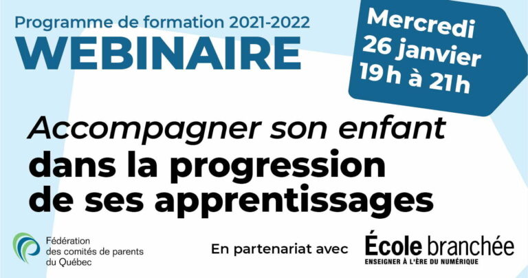 Accompagner Son Enfant Dans La Progression De Ses Apprentissages FCPQ